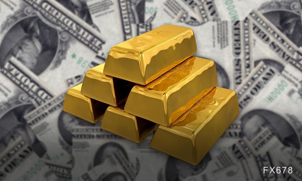 黄金交易提醒：美联储激进加息预期升温，金价下行压力回升