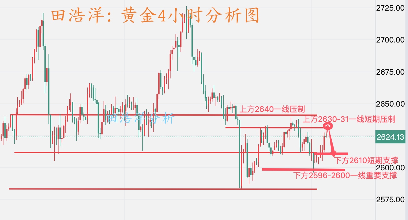 田浩洋：1.2黄金开盘操作策略及行情趋势把握