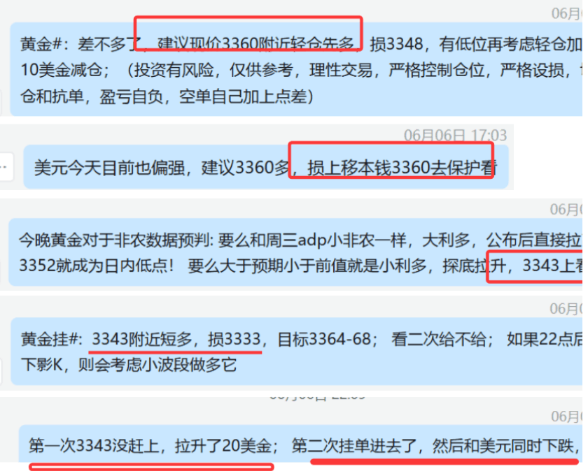 6.10黄金震荡修复，今晚关注3336一线短线压制