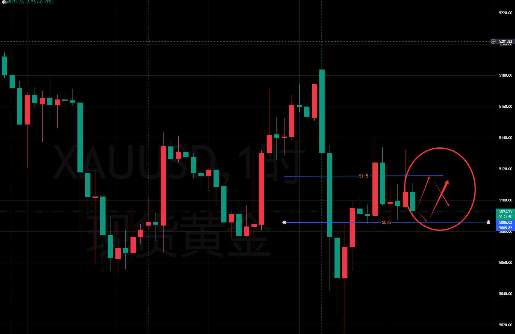 叶子钰：3.9-黄金区间继续震荡，不破不立！