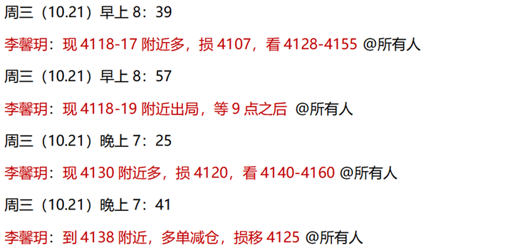 李馨玥:10.21黄金窄幅收敛无新意 , 维持区间高空低多！